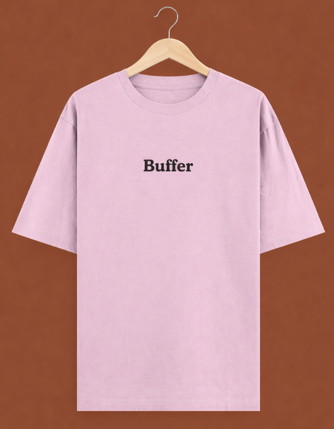 Buffer Oversized Classic T-Shirt | 240 GSM Premium Cotton | Unisex Streetwear